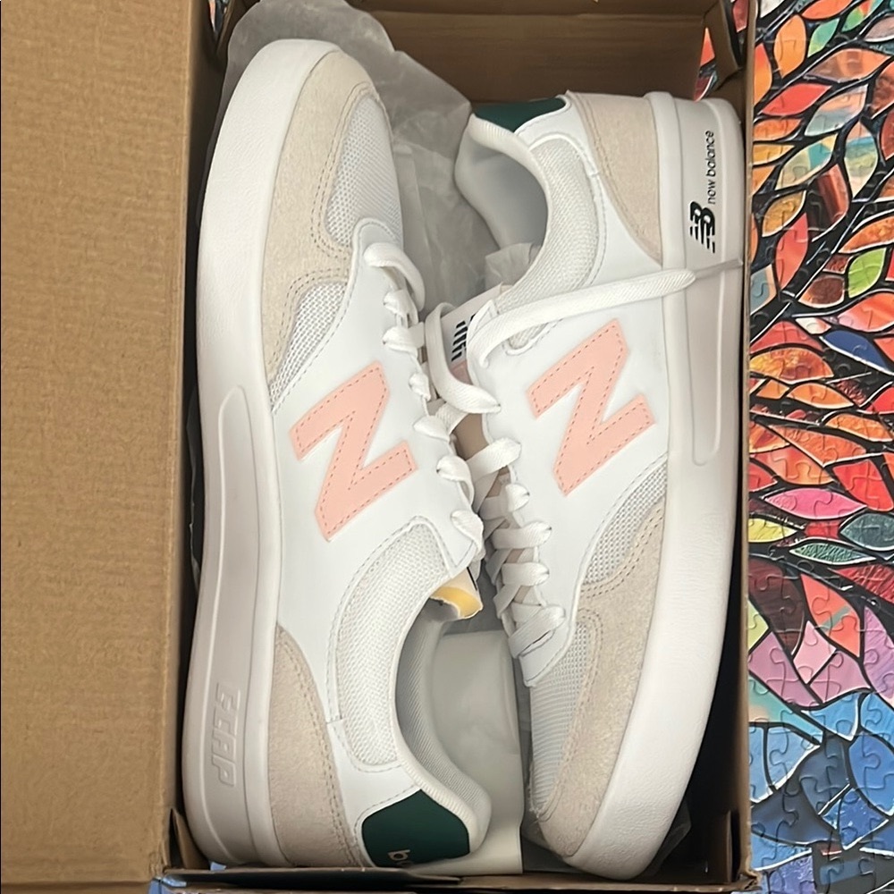 NIB New Balance CT300V3 Shoes - White and Pink